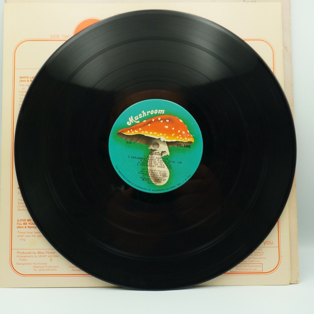 Heart Dreamboat Annie 70s Girl Band Mushroom Record Vintage Music Classic Rock